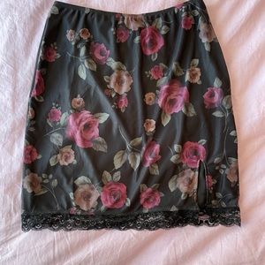 Motel Cora Notched Skirt